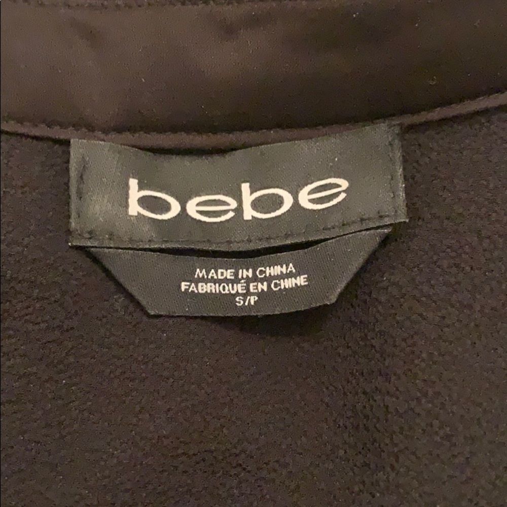 Bebe black blouse SP - Picture 6 of 6